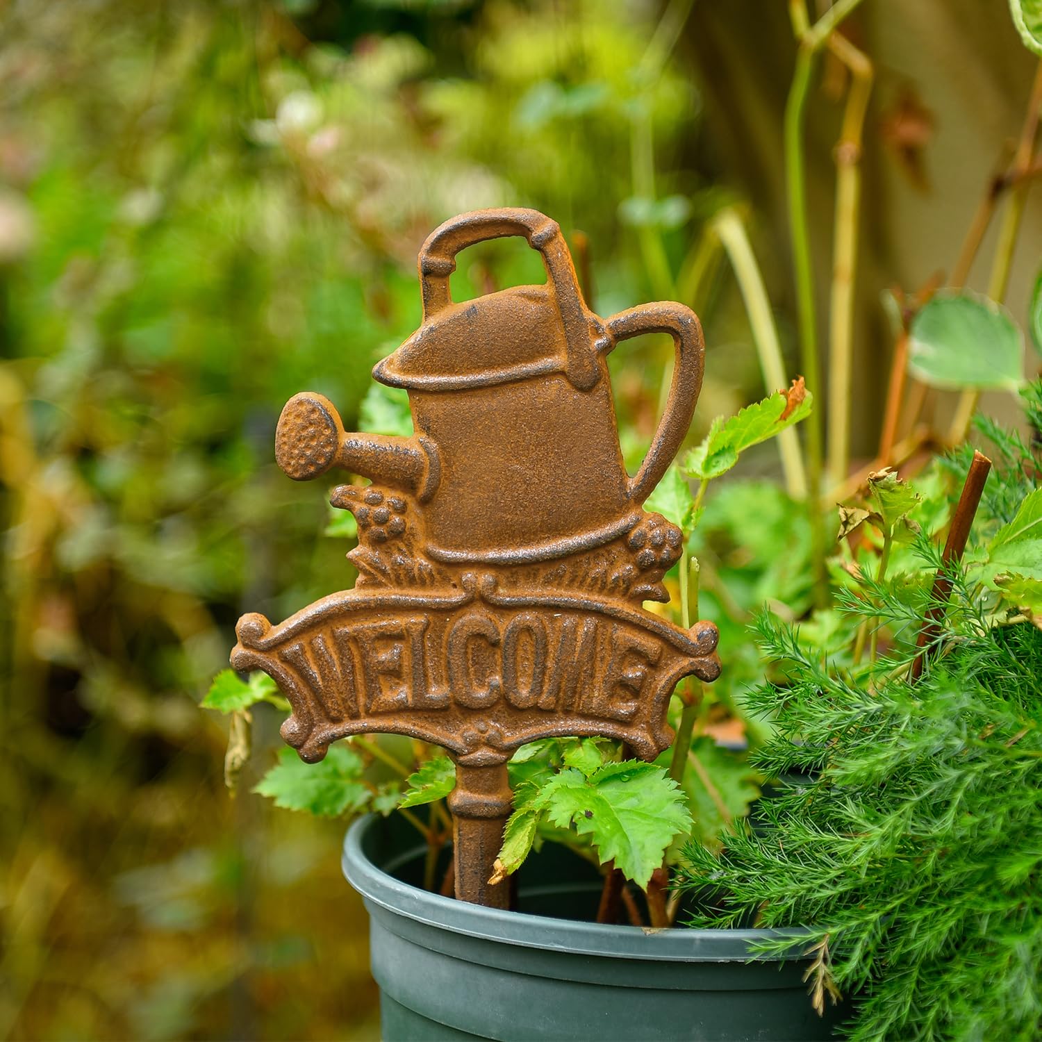 Amazon.com : Sungmor Vintage Cast Iron Decorative Garden Stake